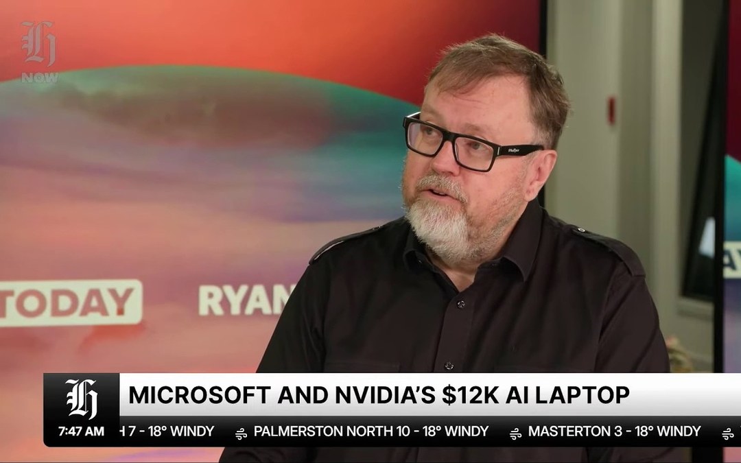 Microsoft’s $12,000 AI Laptop – Herald Now ft Paul Spain